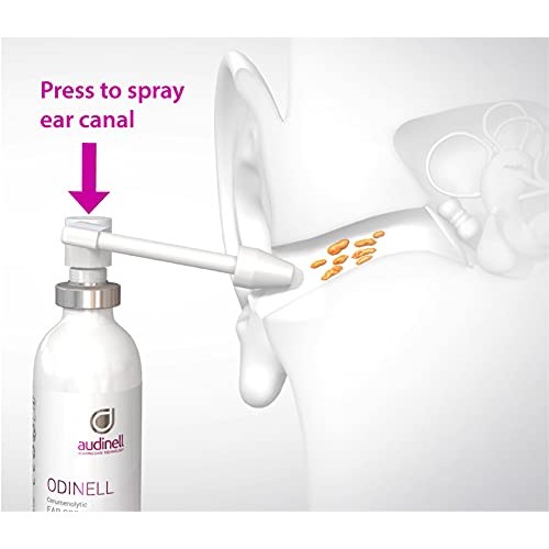 Audinell Ear Wax Removal Spray (50ml) | Ear Cleaner | Soothes & Prevents Irri...