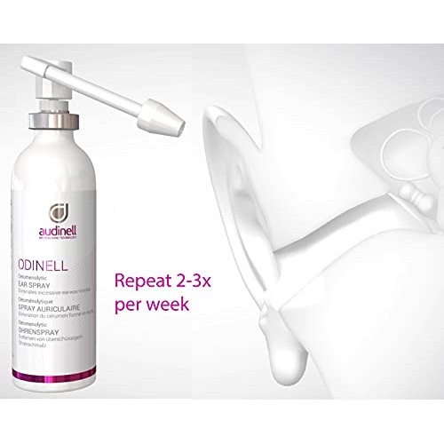 Audinell Ear Wax Removal Spray (50ml) | Ear Cleaner | Soothes & Prevents Irri...