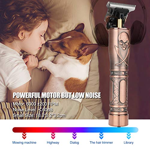 Pro T Outline Clippers Trimmer T Blade Hair Cutting Grooming Kits Set Cordles...