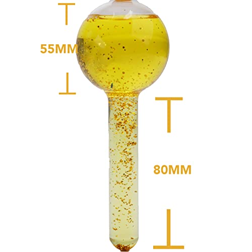 AUDUODUO® Ice Globes For Facial 2 pcs Face Massage Globes Golden Glittery Ski...