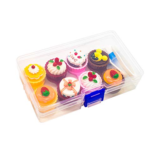 AUEAR, Cute Travel Contact Lens Case Kit Eye Care Portable Container Holder S...