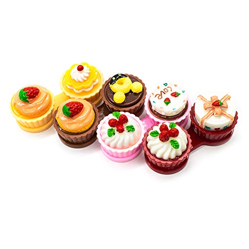 AUEAR, Cute Travel Contact Lens Case Kit Eye Care Portable Container Holder S...