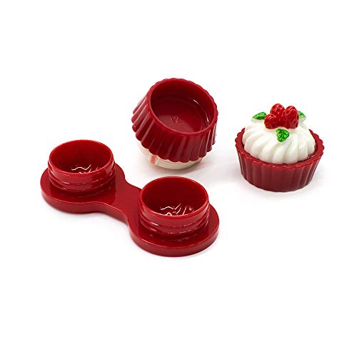 AUEAR, Cute Travel Contact Lens Case Kit Eye Care Portable Container Holder S...