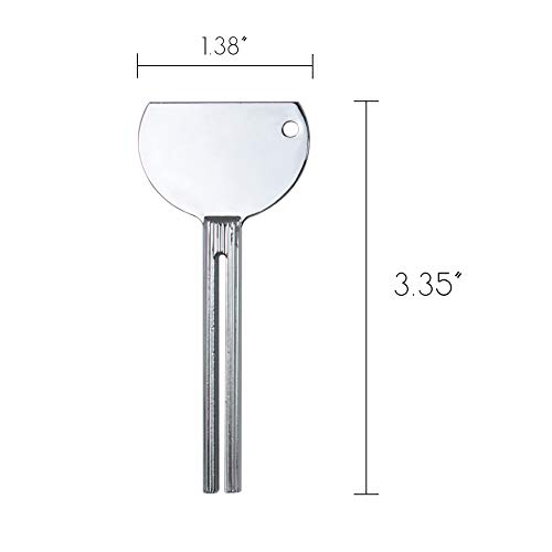 AUEAR, Stainless Steel Toothpaste Squeezer Tube Squeezers Key Squeezer Silver...