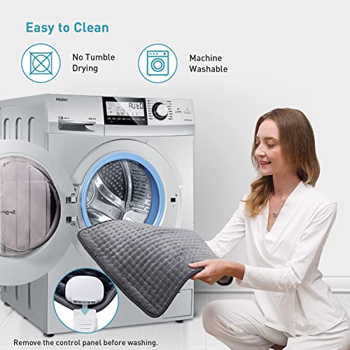 Aukfa Electric Heating Pad for Back Pain Relief, XXX-Large Heating Pads for C...