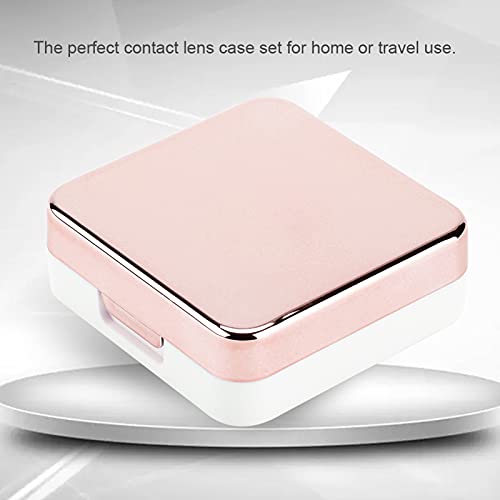 Lens Box, Reflective Cover Contact Lens Case with Mirror Travel Contact Lens ...