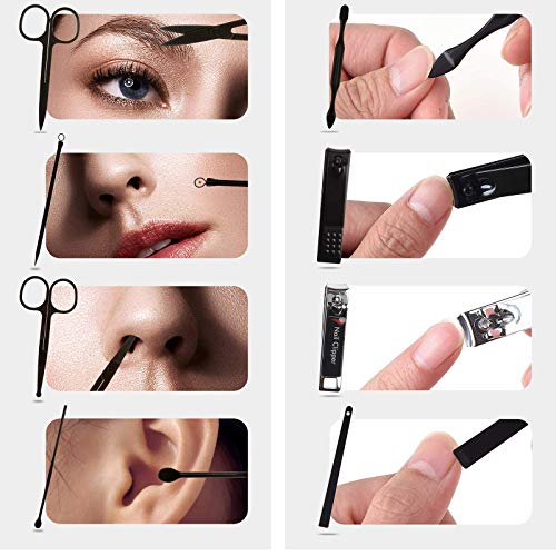 26 PCS Premium Manicure Set, AULLUA Nail Clippers, Professional Grooming Gift...