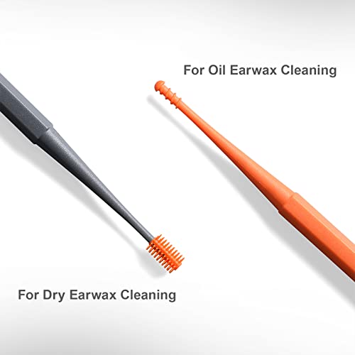 4 pcs Ear Wax Removal Tool, Aumtuw Reusable Double-Headed Ear Cleaner Tool, C...