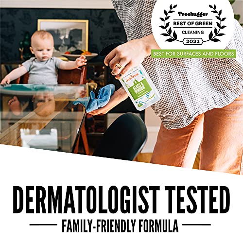 Aunt Fannie’s Glass & Window Cleaning Vinegar Wash, Natural Streak-Free Glass...