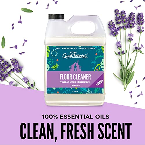 Aunt Fannie's Floor Cleaner Vinegar Wash - Multi-Surface Cleaner, 32 oz. (Sin...