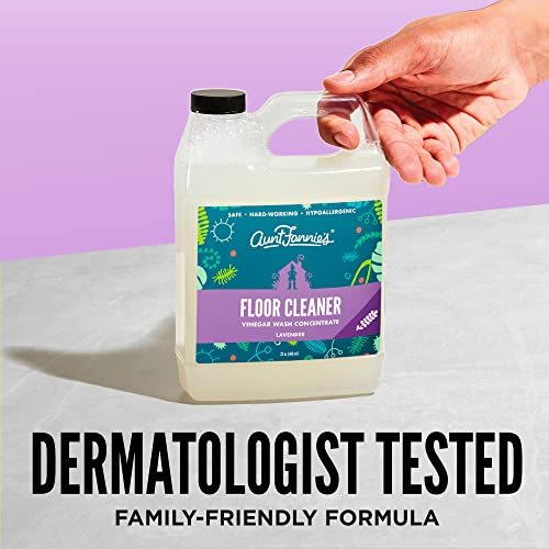 Aunt Fannie's Floor Cleaner Vinegar Wash - Multi-Surface Cleaner, 32 oz. (Sin...