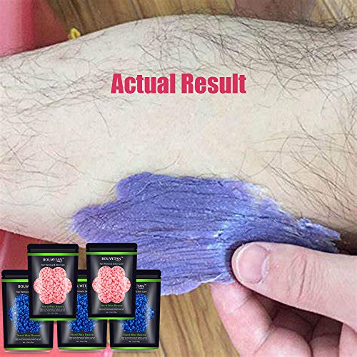 Hard Wax Beans 17.5Oz, Hair Removal Body European Brazilian Pearl Waxing Bean...