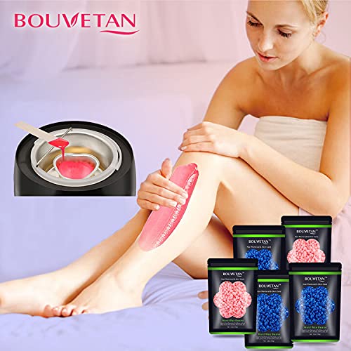 Hard Wax Beans 17.5Oz, Hair Removal Body European Brazilian Pearl Waxing Bean...