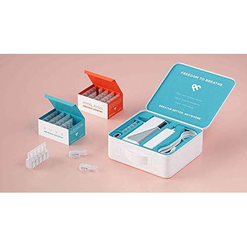 [New] AVYA Portable Steam Inhaler, Sinus Rinse Therapy System + Starter Salin...