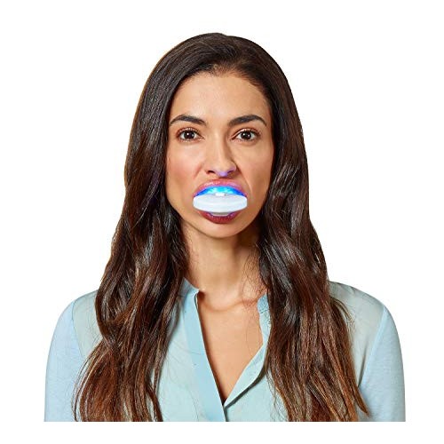 AuraGlow Teeth Whitening Kit, LED Light, 35% Carbamide Peroxide, (2) 5ml Gel ...