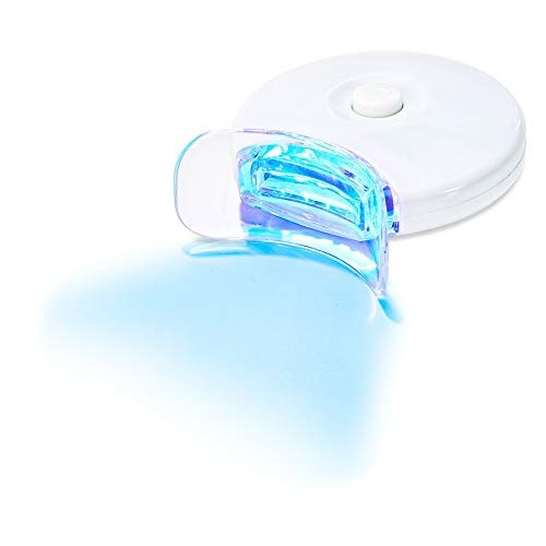 AuraGlow Teeth Whitening Kit, LED Light, 35% Carbamide Peroxide, (2) 5ml Gel ...