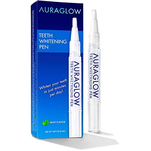 AuraGlow Teeth Whitening Pen, 35% Carbamide Peroxide, 15+ Whitening Treatment...
