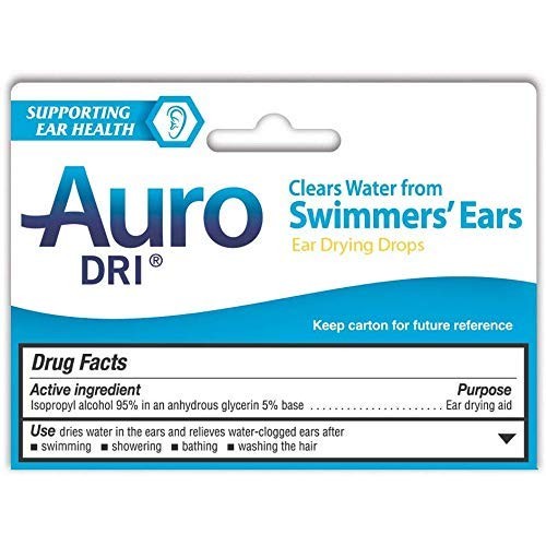 Auro-Dri Ear Water-Drying Aid | 1 Ounce | Pack of 2