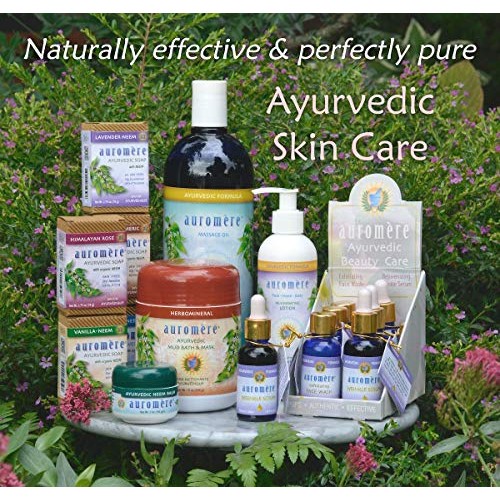 Auromere Ayurvedic Bar Soap, Sandal Turmeric - Eco Friendly, Handmade, Vegan,...