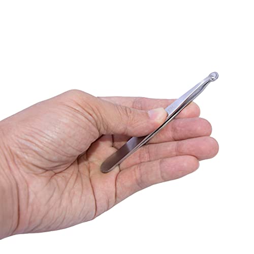 [Upgraded Version] AUSOMTEK Nose Hair Trimming Tweezers, Ear Hair Trimming Tw...