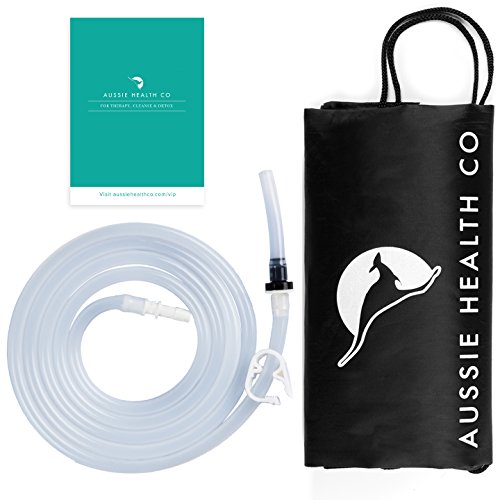 Aussie Health Co Enema Bag/Bucket Kit Replacement Parts Pack (Tubing, Check V...