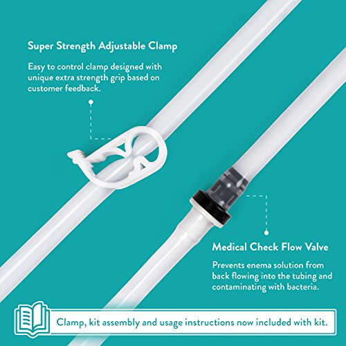 Aussie Health Co Enema Kit - Non-Toxic Stainless Steel 2 Quart Bucket - Ideal...