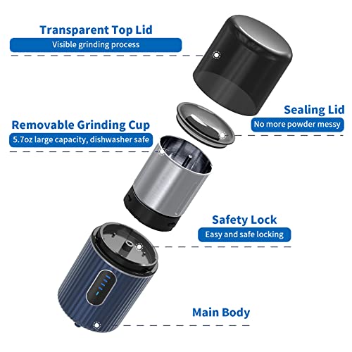 Cordless Electric Pill Crusher Grinder Pulverizer - Grind and Pulverize Multi...