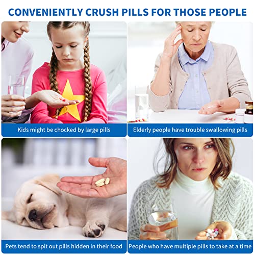 Cordless Electric Pill Crusher Grinder Pulverizer - Grind and Pulverize Multi...