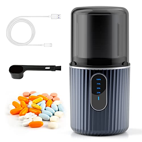 Cordless Electric Pill Crusher Grinder Pulverizer - Grind and Pulverize Multi...