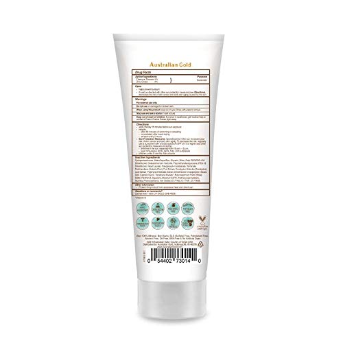 Australian Gold Botanical Sunscreen Tinted Face BB Cream SPF 50, 3 Ounce | Fa...