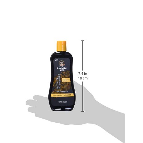 Australian Gold Dark Tanning Exotic Oil, 8 Ounce, Carrot Extract Formula