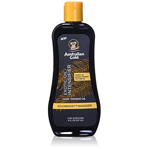Australian Gold Dark Tanning Exotic Oil, 8 Ounce, Carrot Extract Formula