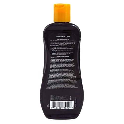 Australian Gold Intensifier Dark Tanning Oil 8oz (2 Pack)