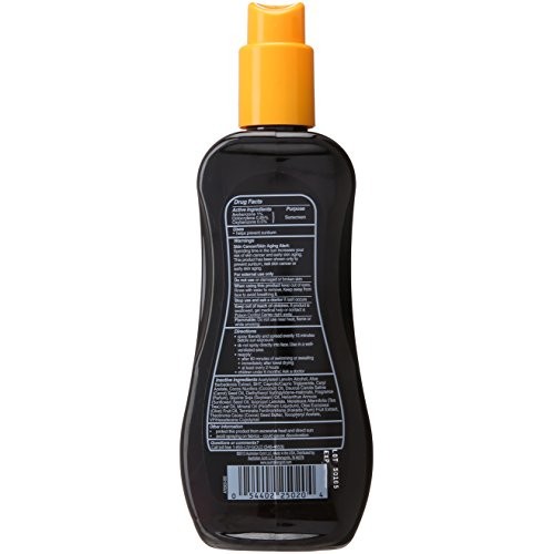 Australian Gold Spray Oil Sunscreen SPF 4 , 8 Ounce | Carrot Oil Formula | Br...