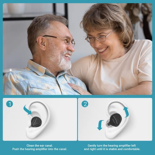 Autiphon Rechargeable Hearing Aids for Seniors Adults, 16-channel Digital Hea...