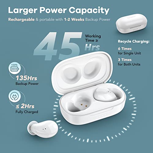 Autiphon Rechargeable Hearing Aids for Seniors Adults with Noise Cancelling, ...