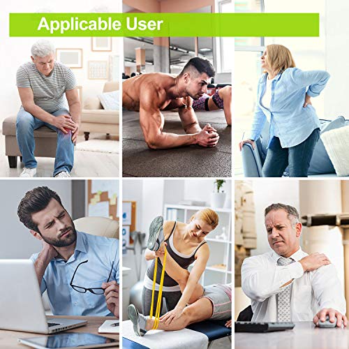 AUVON Dual Channel TENS EMS Unit 24 Modes Muscle Stimulator for Pain Relief, ...