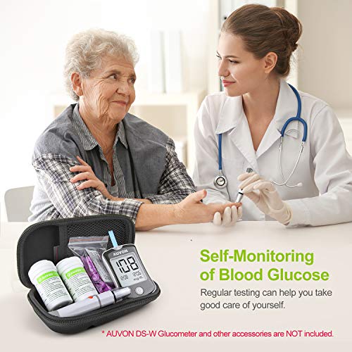 AUVON I-QARE DS-W Draw-in Blood Glucose Test Strips (100 Count) for use with ...