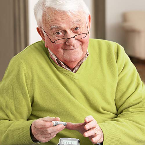 AUVON Lancing Device with Less Pain Design, Blood Sample Pen and Twist Top 10...