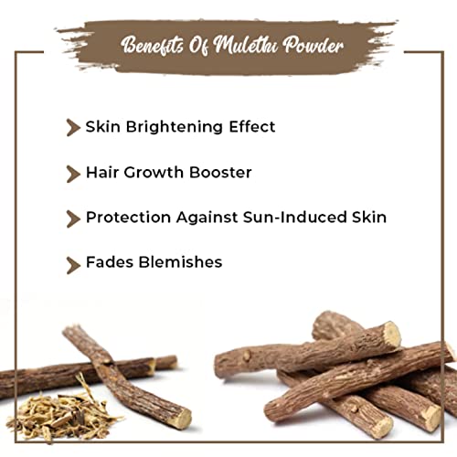 Avador USDA Certified Organic All Natural Mulethi Powder 200 Grams | Licorice...