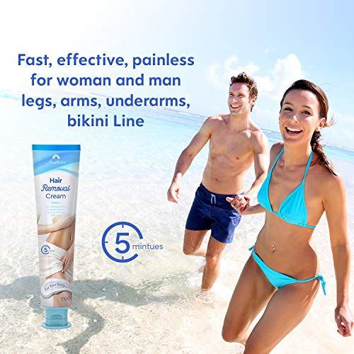 Avashine Hair Removal Cream, Skin Friendly Hair Remover Body Cream, Flawless ...