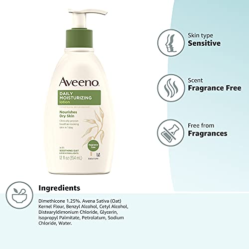 Aveeno Active Naturals Daily Moisturizing Lotion (12 oz)