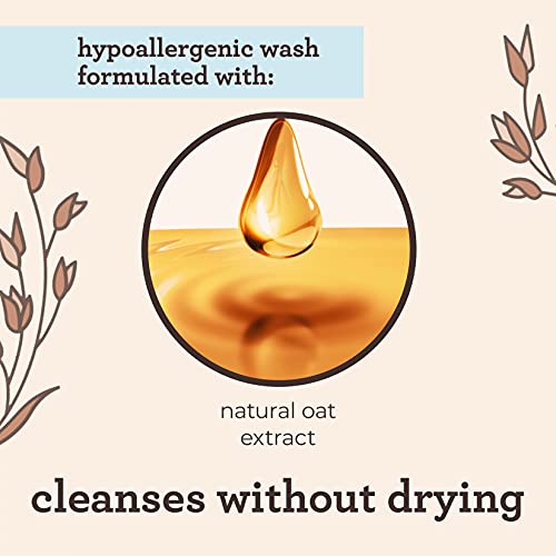 Aveeno Baby Daily Moisture Gentle Body Wash & Shampoo with Oat Extract, 2-in-...