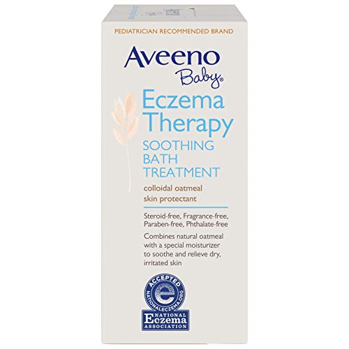 Aveeno Baby Eczema Therapy Soothing Bath Treatment for Relief of Dry, Itchy a...