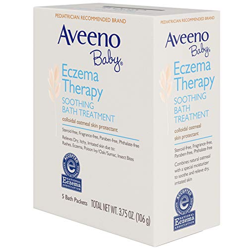Aveeno Baby Eczema Therapy Soothing Bath Treatment for Relief of Dry, Itchy a...