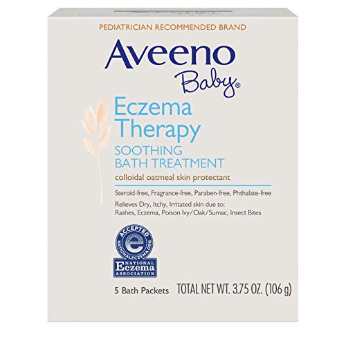 Aveeno Baby Eczema Therapy Soothing Bath Treatment for Relief of Dry, Itchy a...