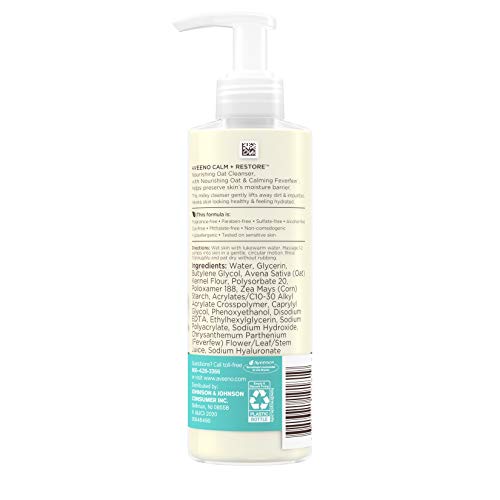 Aveeno Calm and Restore Nourishing Oat Cleanser - 7.8 fl oz