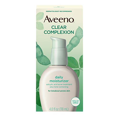 Aveeno Clear Complexion Salicylic Acid Acne-Fighting Daily Face Moisturizer f...