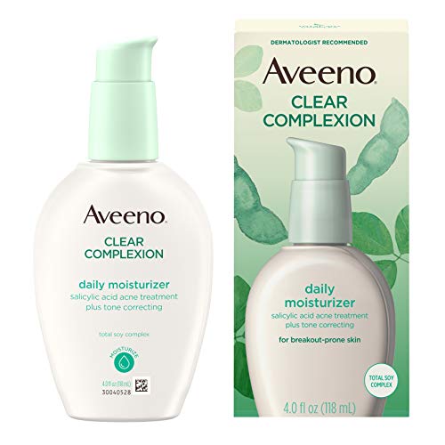 Aveeno Clear Complexion Salicylic Acid Acne-Fighting Daily Face Moisturizer f...