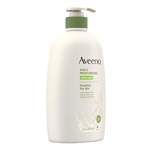 Aveeno Daily Moisturizing Body Wash with Soothing Oat Creamy Shower Gel (Soap...